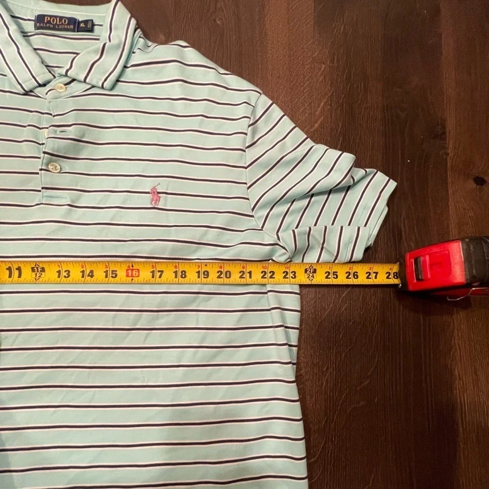 Polo Ralph Lauren Mens Polo XL Short Sleeve Stripped Shirt